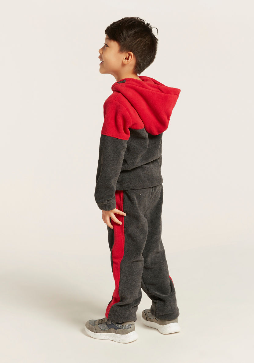 Juniors Colourblock Hooded Sweatshirt and Jog Pants Set-Clothes Sets-image-4