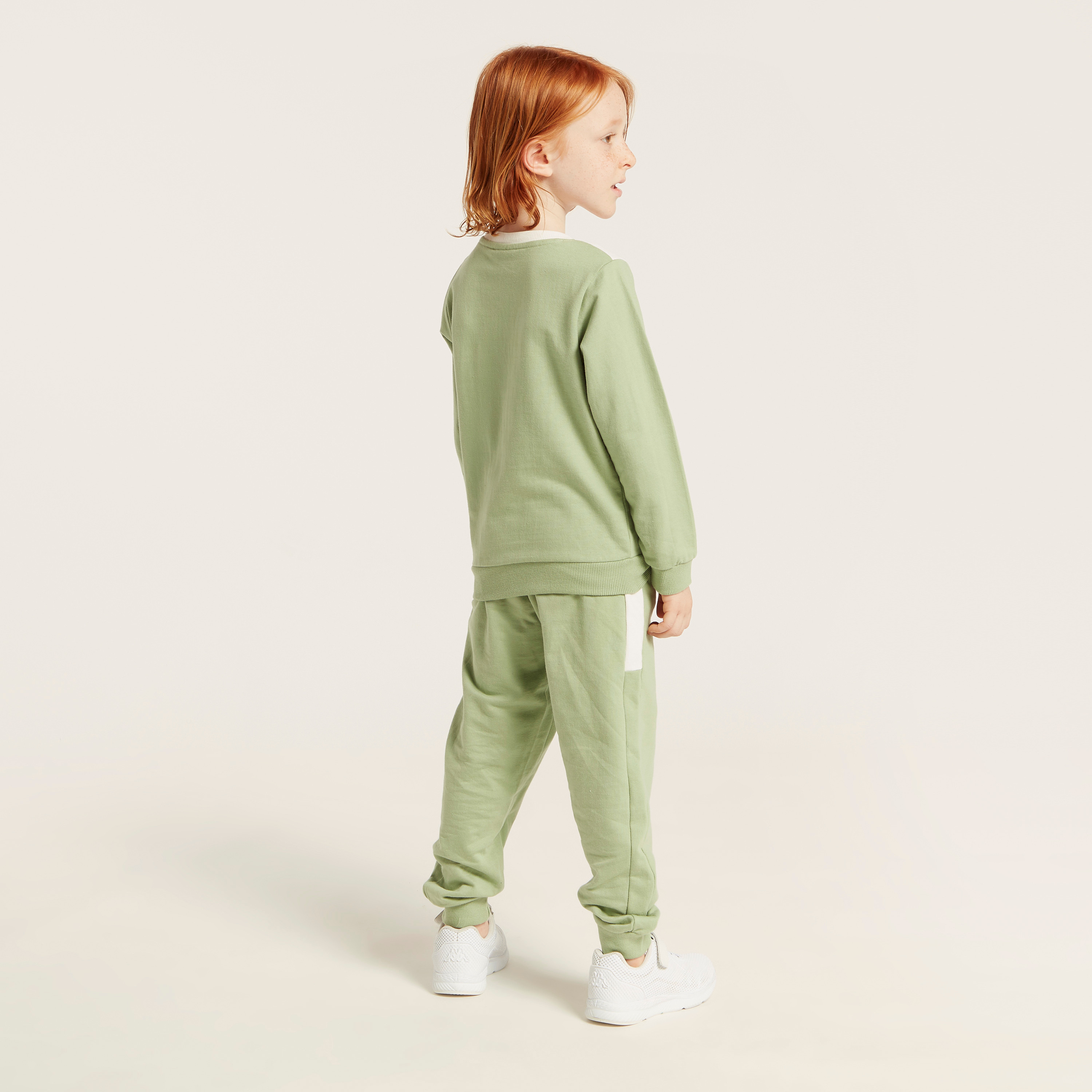 Juniors Printed Long Sleeves T-shirt with Jog Pants-boys-clothing-setsandcoords-image-5
