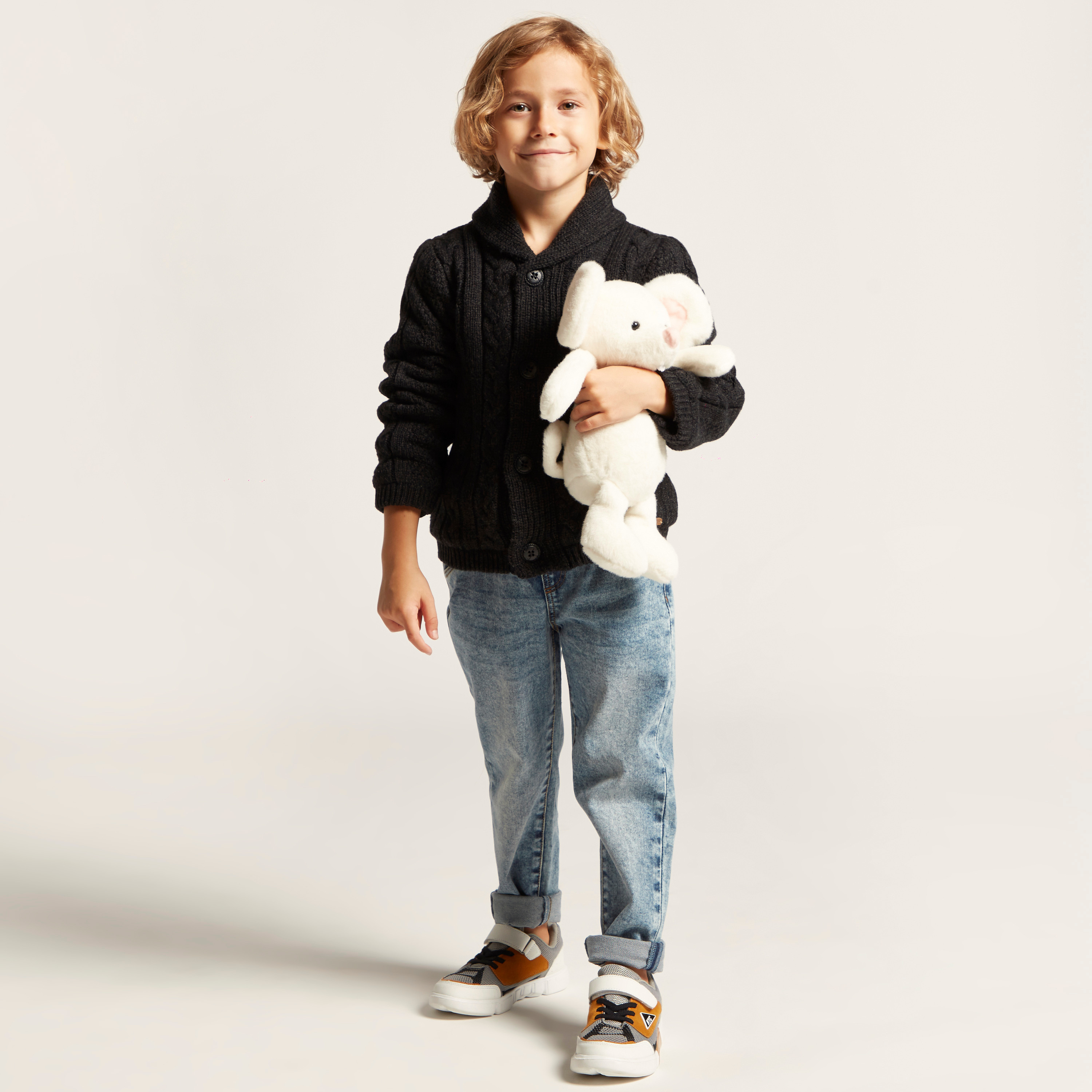 بنطلون جينز بقصّة باجي للأولاد من جونيورز-boys-clothing-bottoms-jeans-image-1