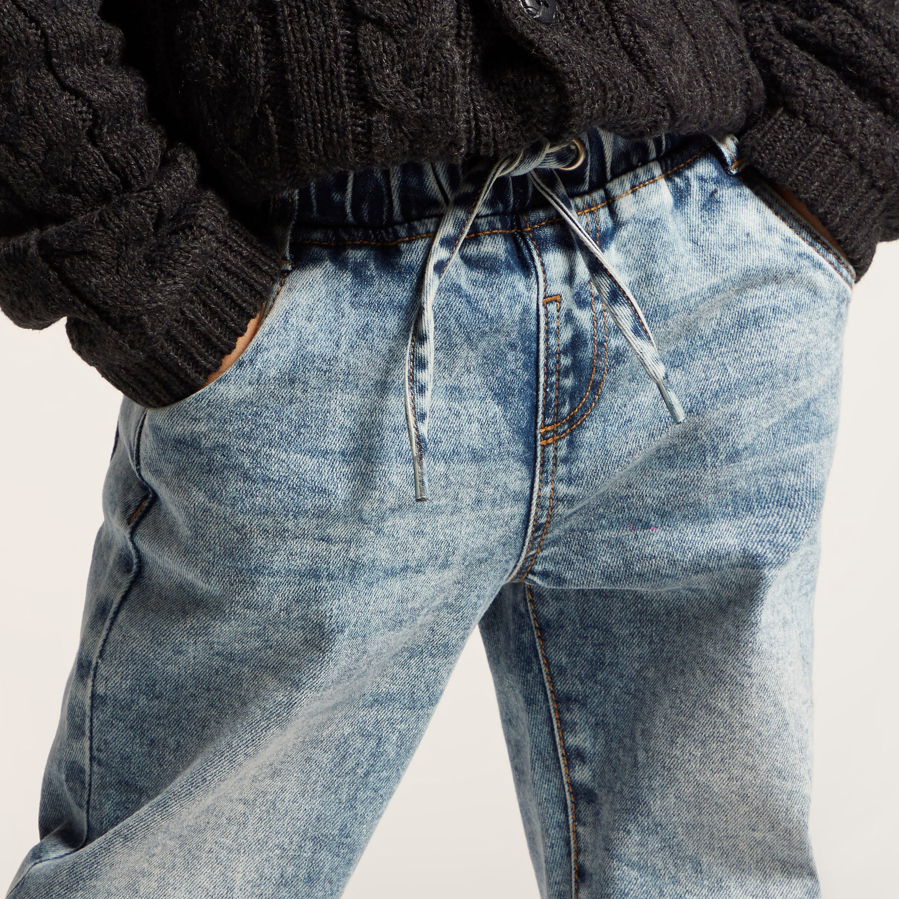 بنطلون جينز بقصّة باجي للأولاد من جونيورز-boys-clothing-bottoms-jeans-image-3