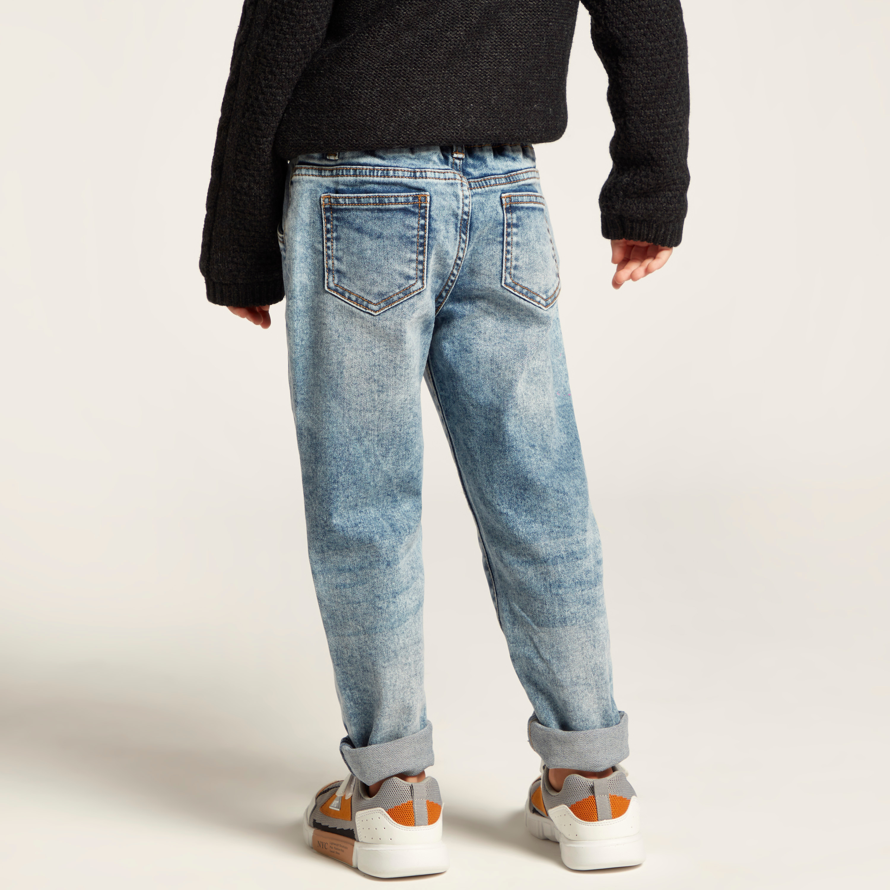 بنطلون جينز بقصّة باجي للأولاد من جونيورز-boys-clothing-bottoms-jeans-image-4