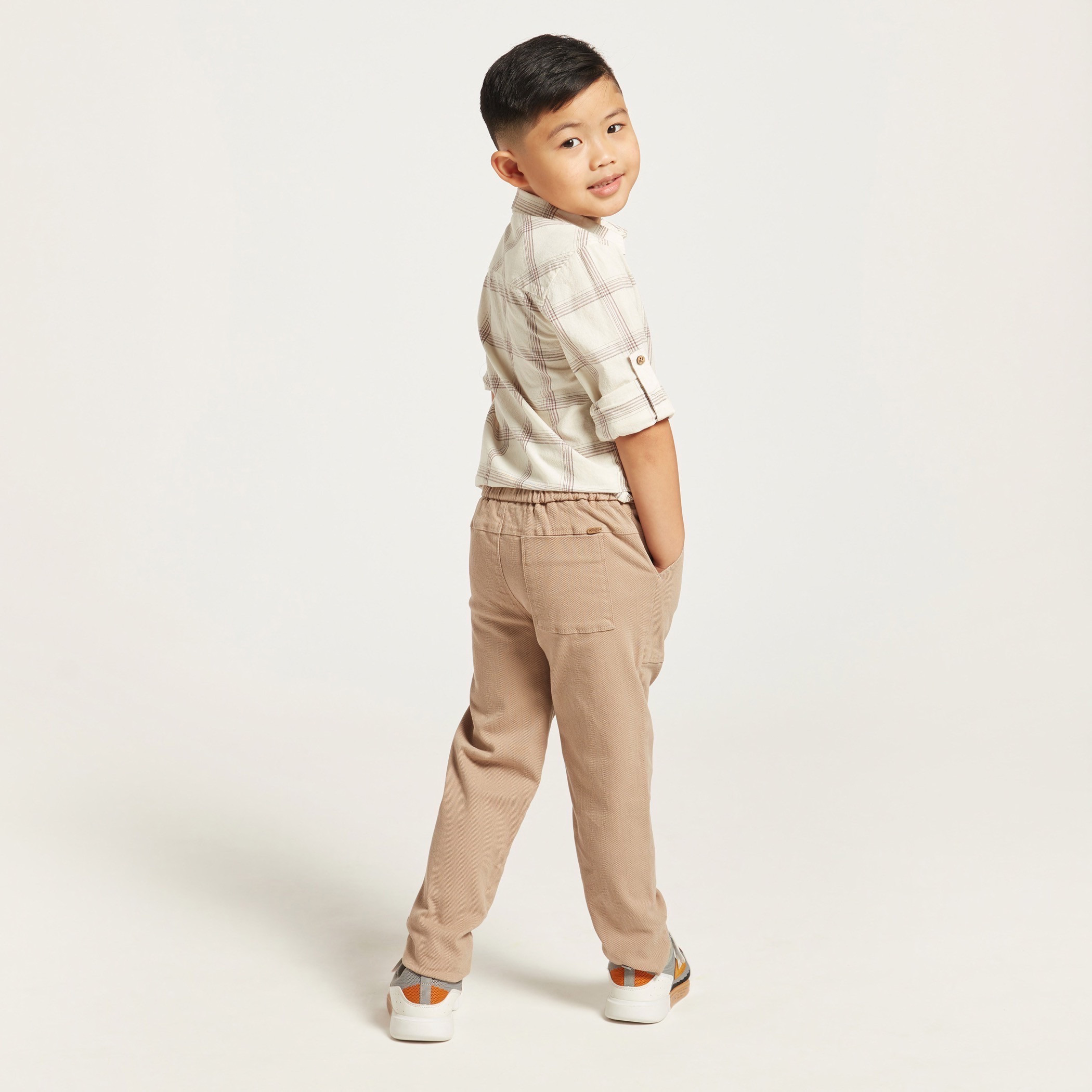 Eligo Solid Woven Pants with Drawstring Closure-boys-clothing-bottoms-trousers-image-4