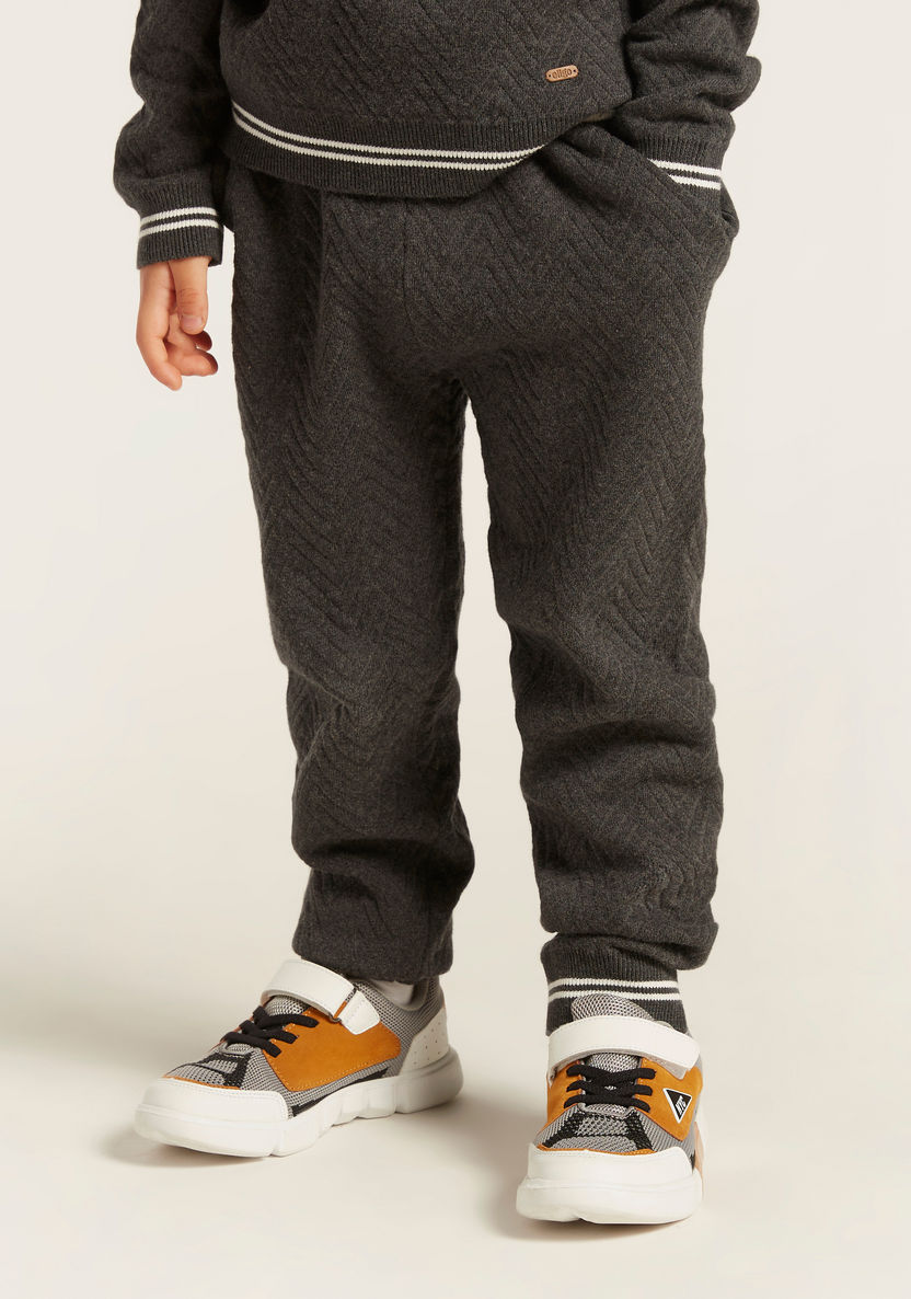 Textured Pullover and Jog Pants Set-Clothes Sets-image-3