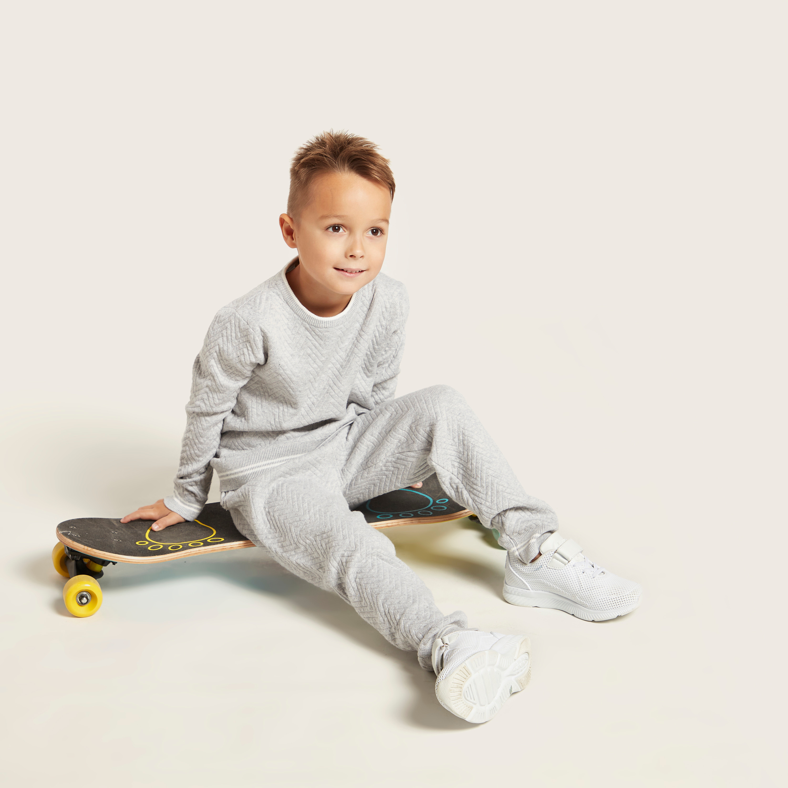 Eligo Textured Pullover and Jog Pants Set-boys-clothing-setsandcoords-image-1