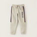Lee Cooper Textured Jog Pants with Drawstring Closure-Joggers-thumbnail-0
