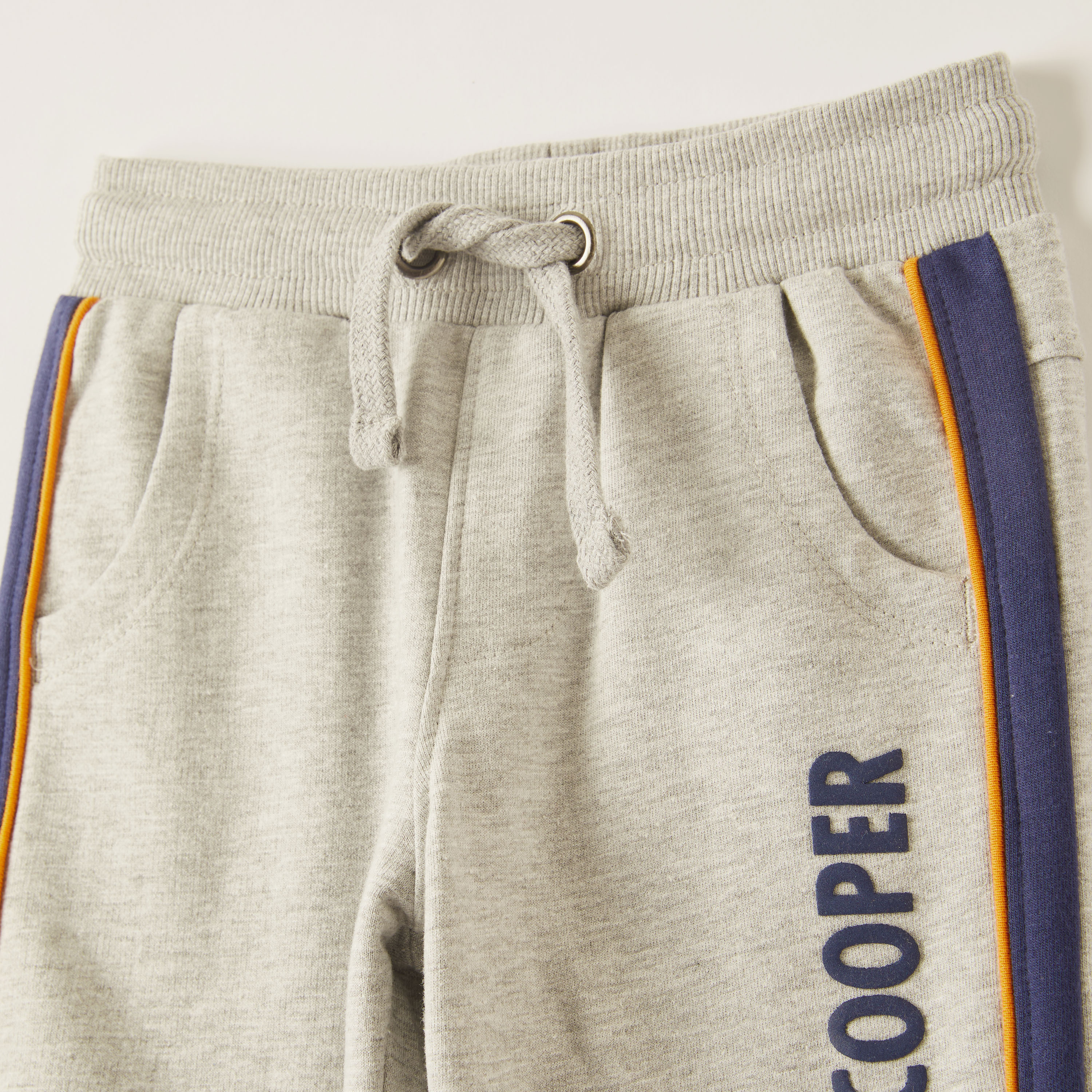 Lee Cooper Textured Jog Pants with Drawstring Closure-boys-clothing-bottoms-joggersandtrackpants-image-2