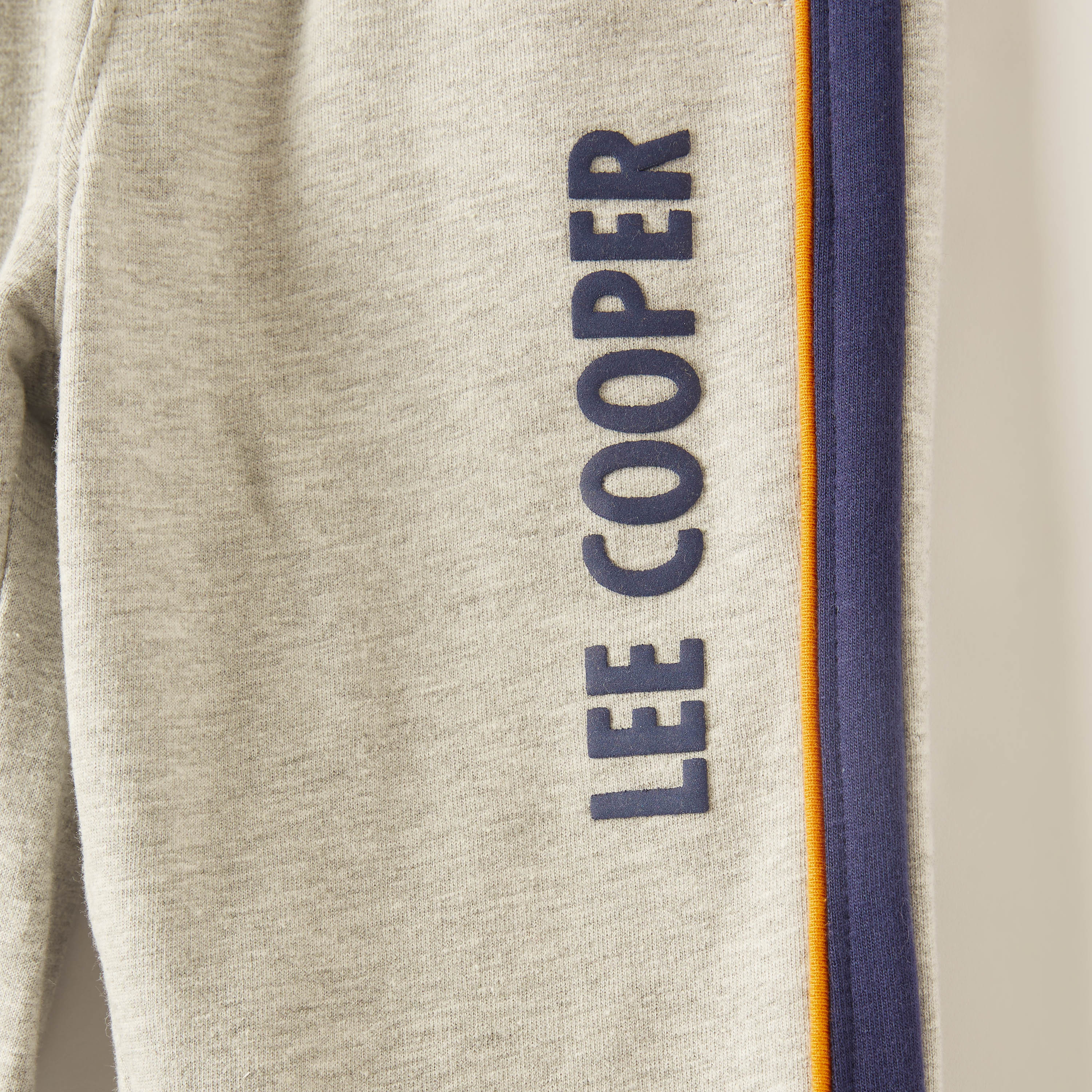 Lee Cooper Textured Jog Pants with Drawstring Closure-boys-clothing-bottoms-joggersandtrackpants-image-3