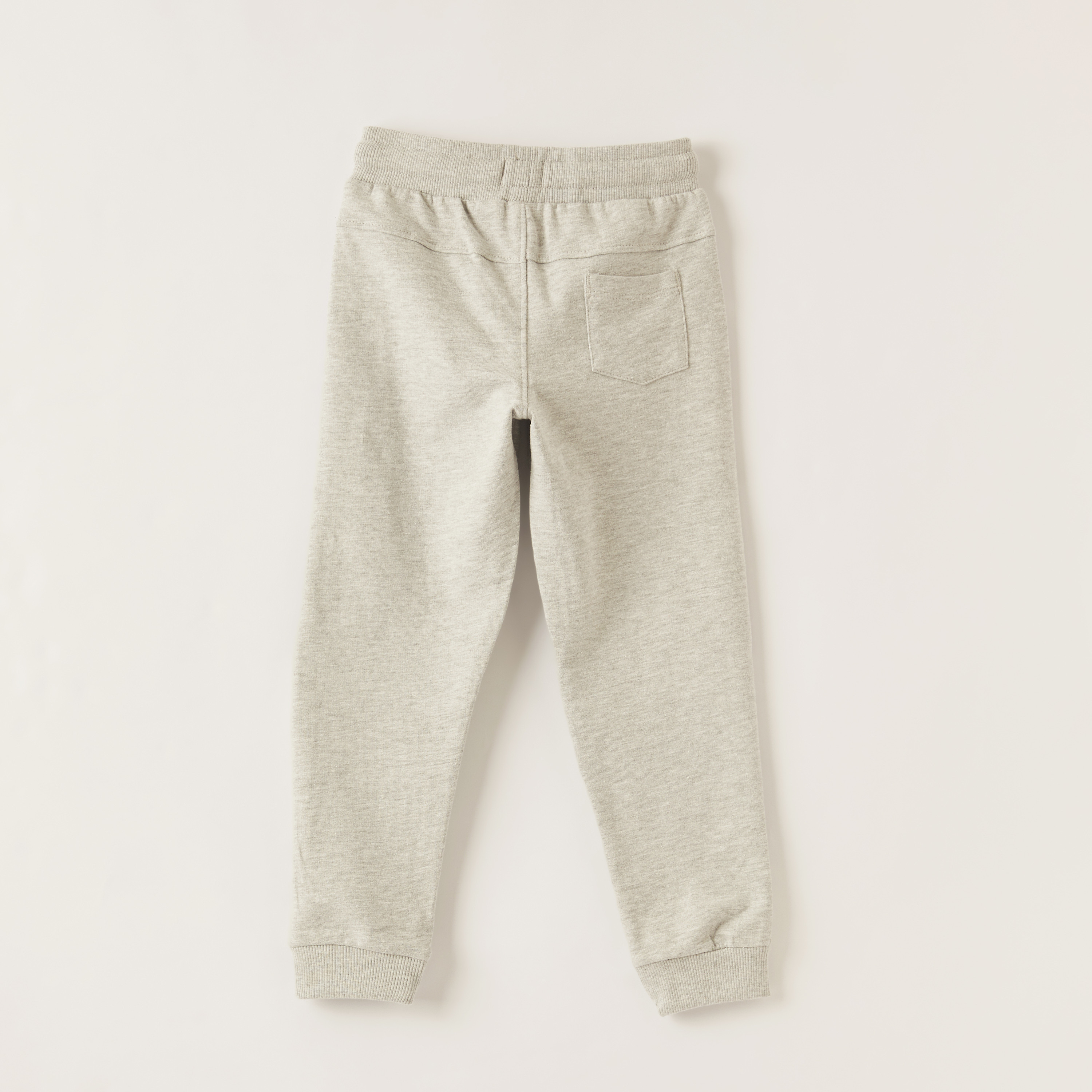 Lee Cooper Textured Jog Pants with Drawstring Closure-boys-clothing-bottoms-joggersandtrackpants-image-4