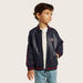 Lee Cooper Logo Embellished Jacket with Long Sleeves-Coats and Jackets-thumbnail-1