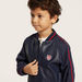 Lee Cooper Logo Embellished Jacket with Long Sleeves-Coats and Jackets-thumbnail-2