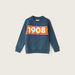 Lee Cooper Graphic Print Pullover with Long Sleeves-Sweaters and Cardigans-thumbnail-0
