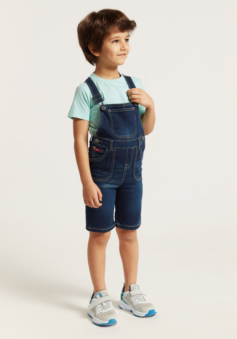Lee Cooper Denim Dungarees with Pocket Detail-Rompers%2C Dungarees and Jumpsuits-image-1