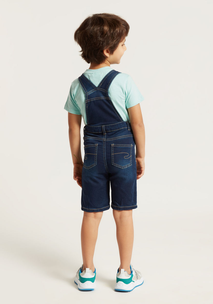 Lee Cooper Denim Dungarees with Pocket Detail-Rompers%2C Dungarees and Jumpsuits-image-3