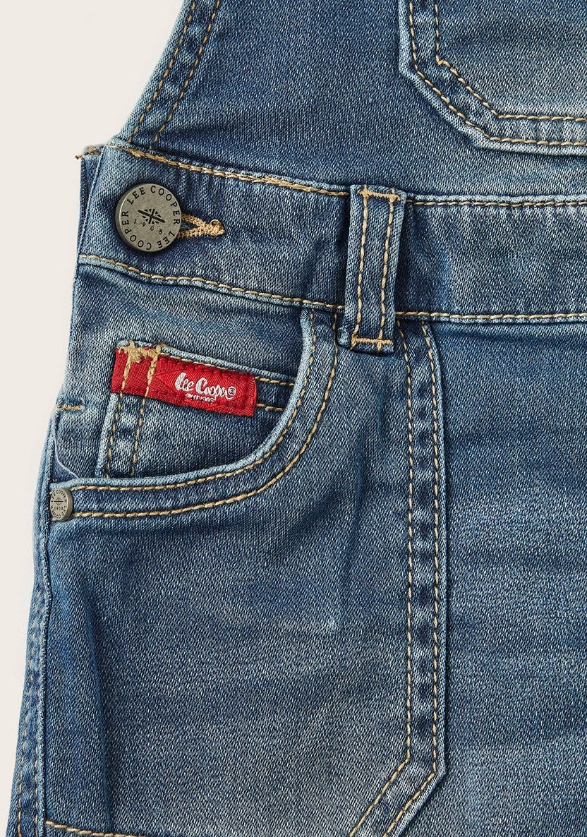 Lee Cooper Denim Dungarees with Pocket Detail-Rompers%2C Dungarees and Jumpsuits-image-1