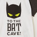 Batman Themed Round Neck T-shirt with Short Sleeves-T Shirts-thumbnail-1