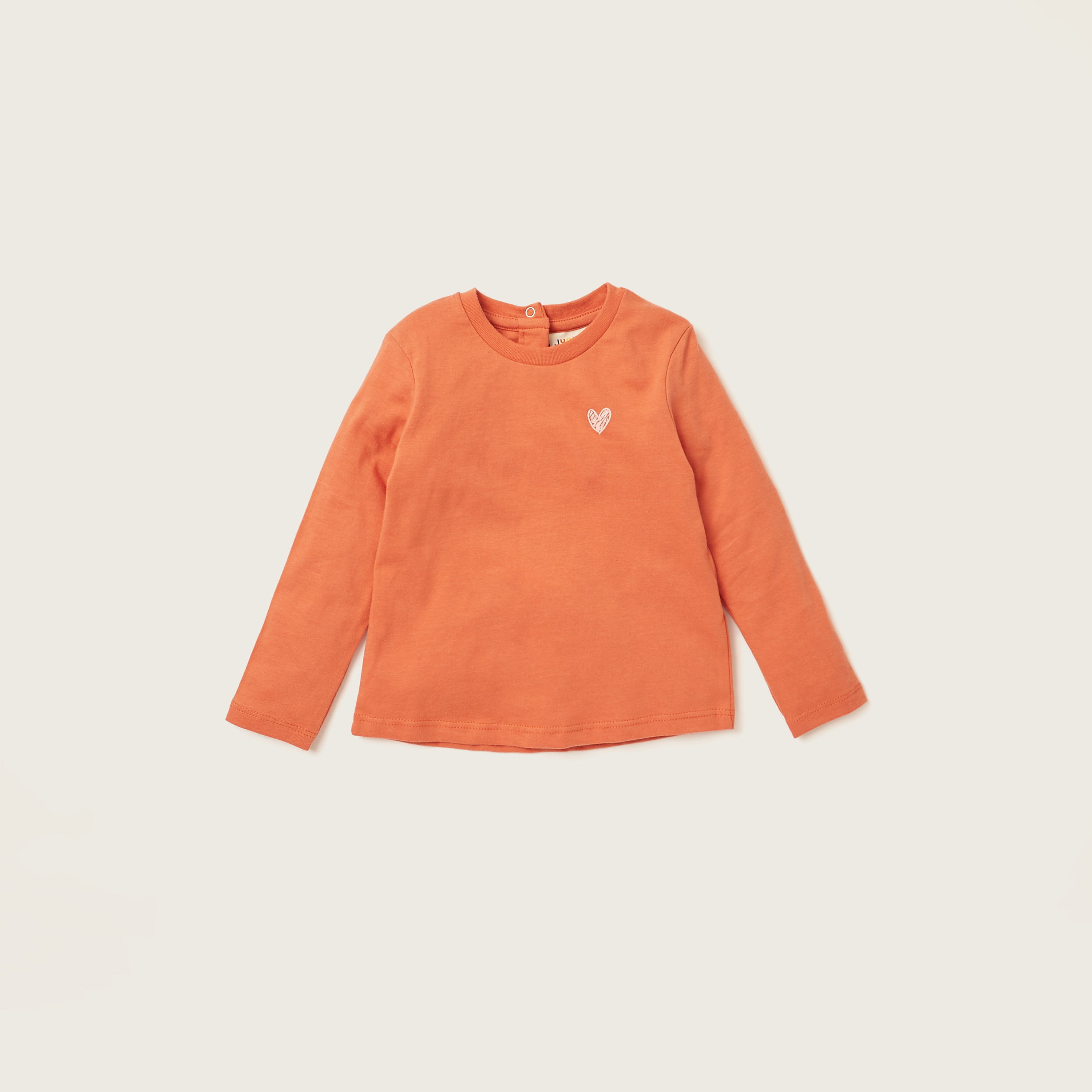 Juniors Printed T-shirt with Long Sleeves - Set of 5-baby-girls-clothing-multipacks-image-4