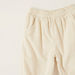 Juniors Solid Cord Pants with Pockets and Elasticated Waistband-Pants-thumbnail-1