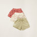 Juniors Printed Shorts with Pockets and Drawstring Closure - Set of 3-Shorts-thumbnail-0