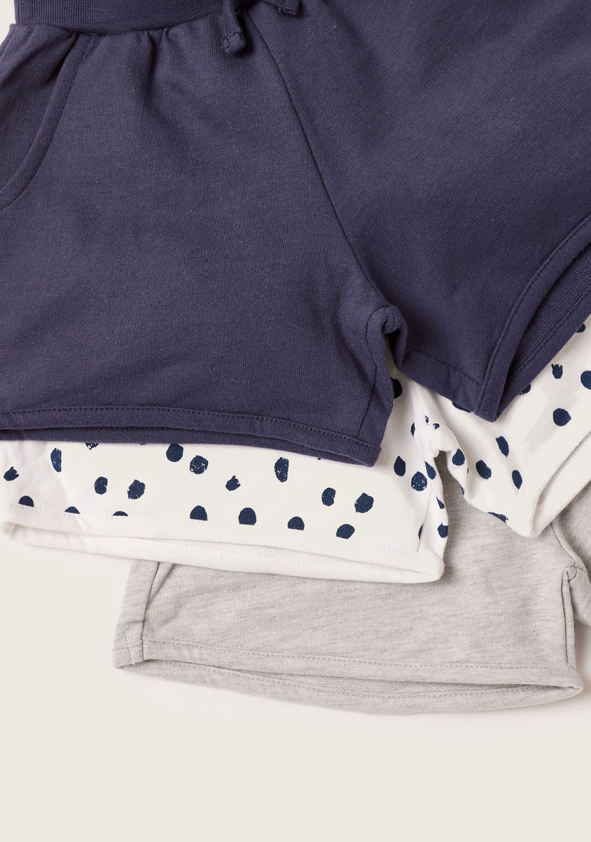 Juniors Assorted Knit Shorts with Pockets and Drawstring Closure - Set of 3-Shorts-image-3