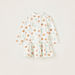 Juniors Polka Dot Print Knit Dress with Long Sleeves and Polo Neck-Dresses%2C Gowns and Frocks-thumbnail-3