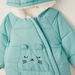 Juniors Solid Hooded Jacket with Long Sleeves and Zip Closure-Coats and Jackets-thumbnail-1