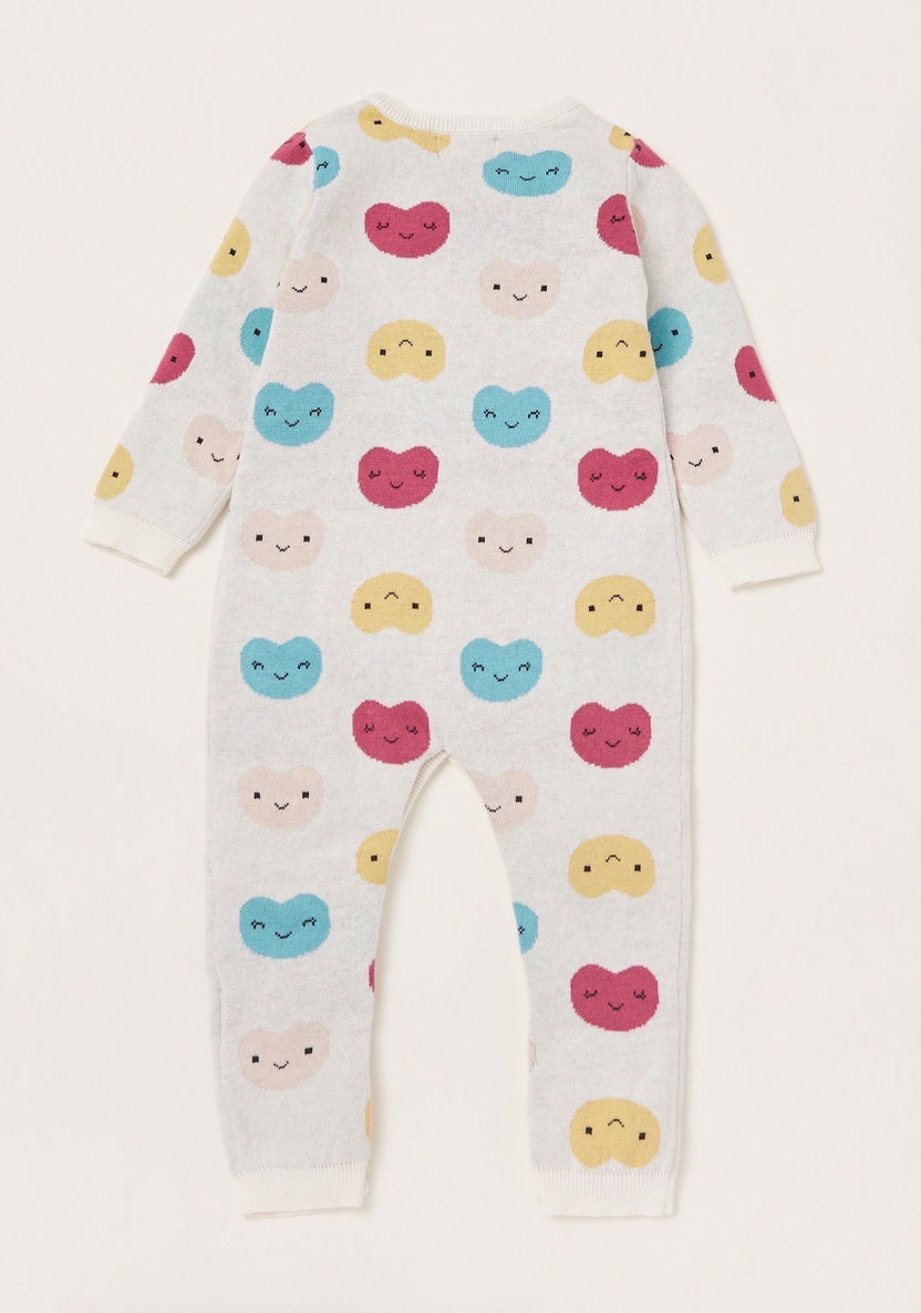 Juniors Graphic Print Romper with Long Sleeves-Rompers%2C Dungarees and Jumpsuits-image-2