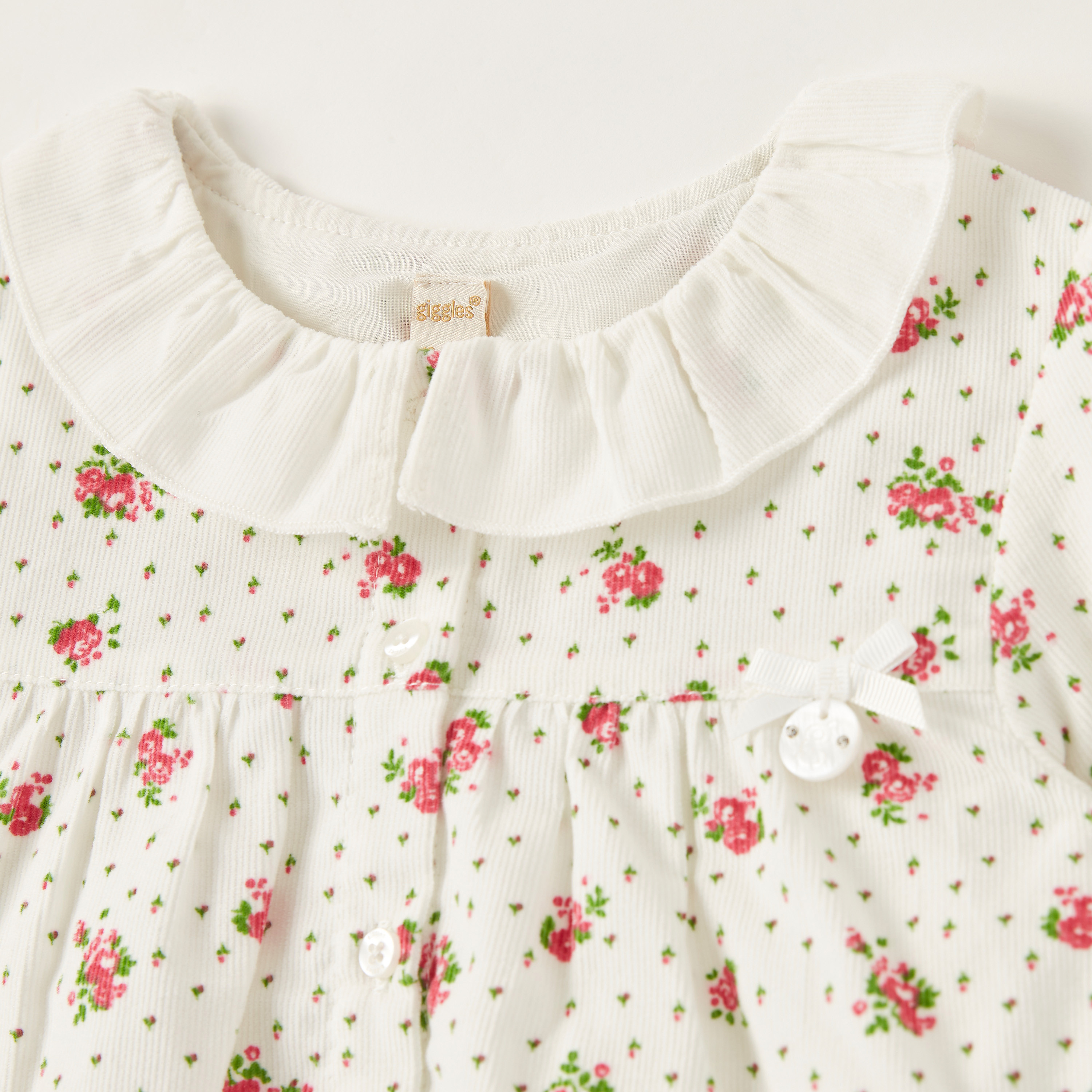 بلوزة بأكمام طويلة وطبعة زهور من جيجلز-baby-girls-clothing-blousesandshirts-image-3