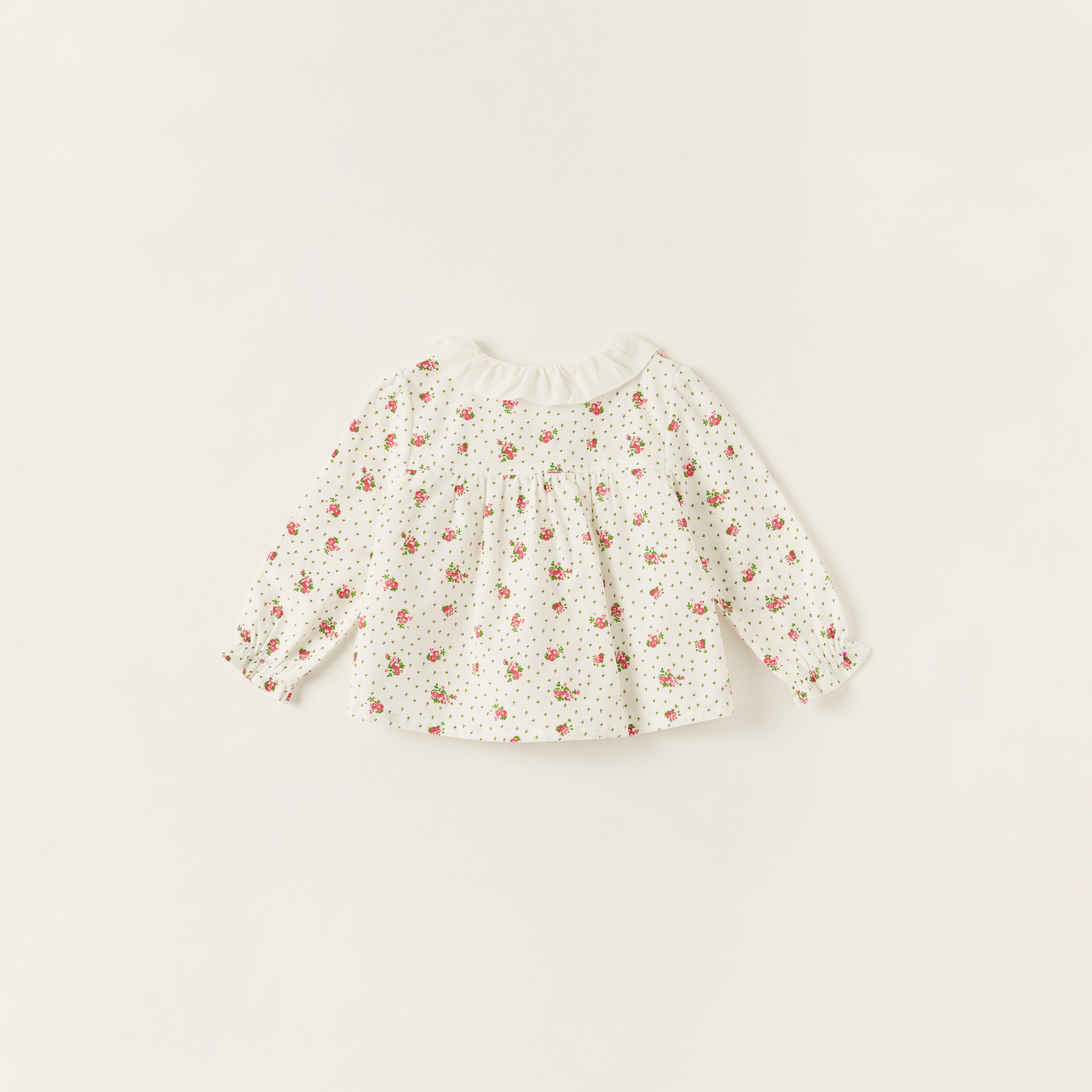 بلوزة بأكمام طويلة وطبعة زهور من جيجلز-baby-girls-clothing-blousesandshirts-image-1
