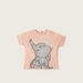 Disney Dumbo Print Crew Neck T-shirt with Short Sleeves - Set of 2-T Shirts-thumbnail-3