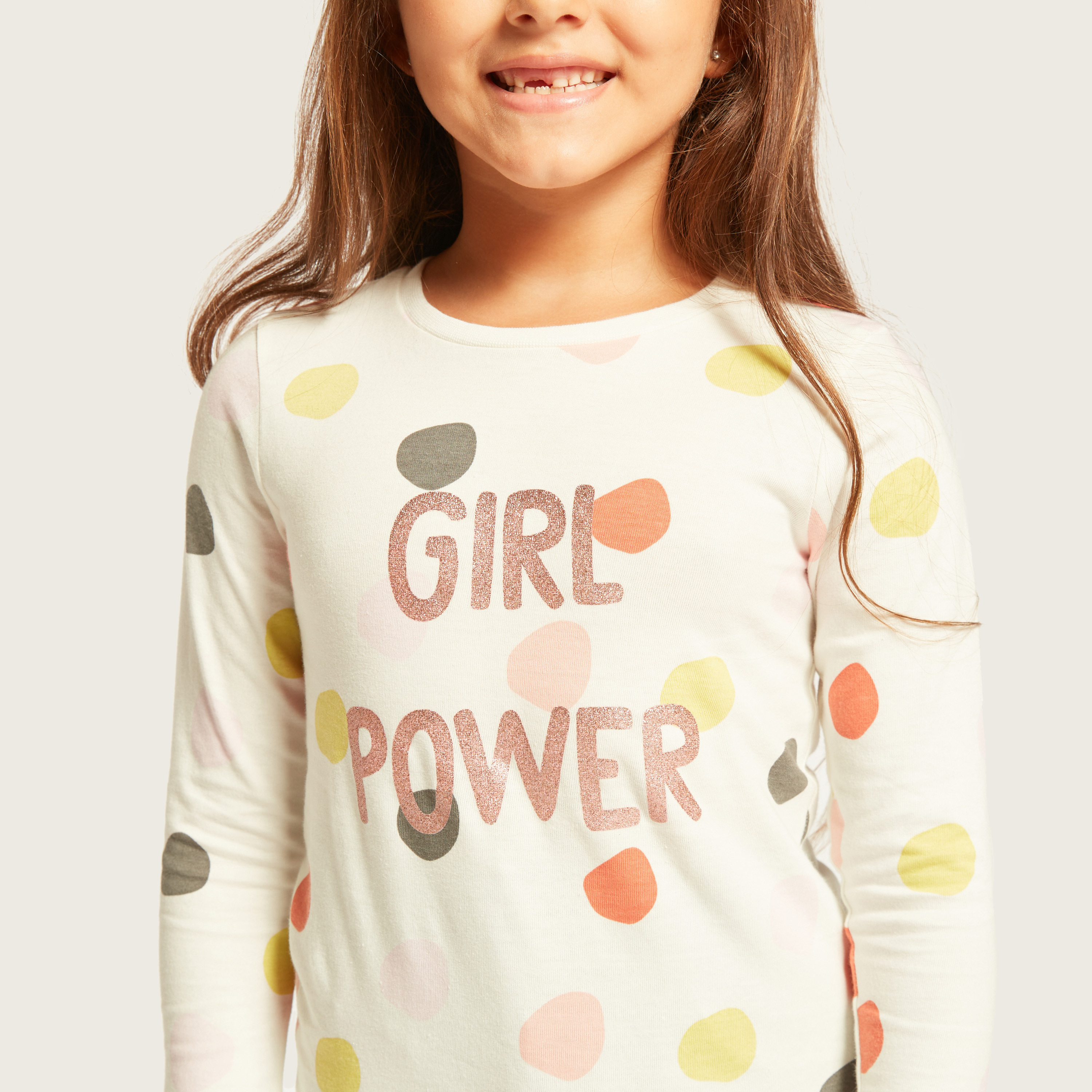Juniors All-Over Print T-shirt with Long Sleeves-girls-clothing-schoolwear-tshirts-image-3