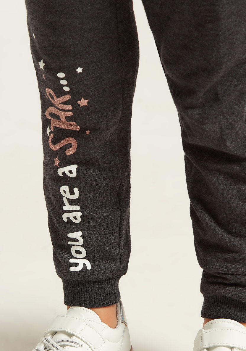 Juniors Printed Jog Pants with Drawstring Closure - Set of 3-Multipacks-image-6