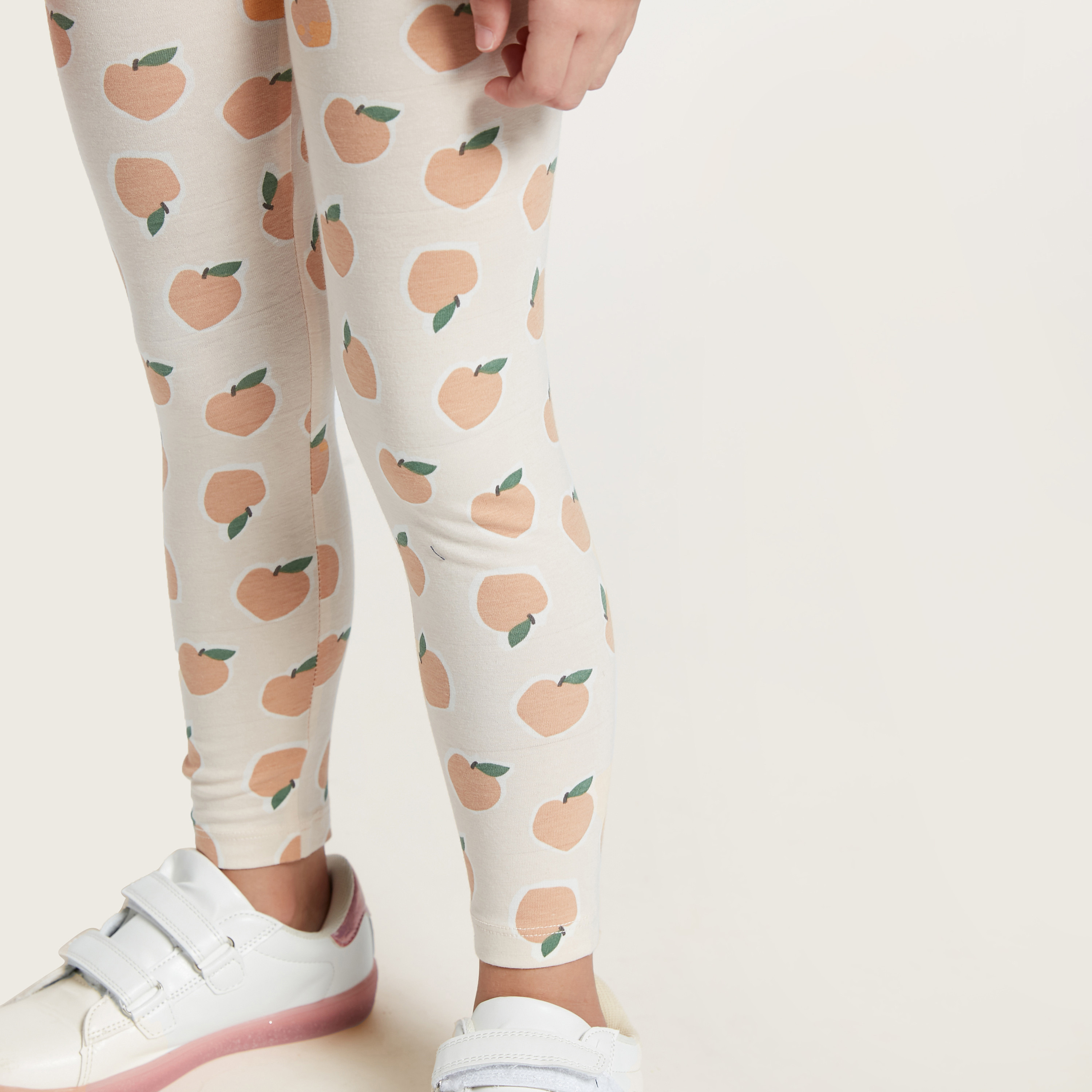 Juniors Assorted Leggings with Elasticated Waistband - Set of 5-baby-girls-clothing-bottoms-leggings-image-4