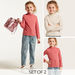 Juniors Assorted T-shirt with Long Sleeves and Turtle Neck - Set of 2-Multipacks-thumbnail-0