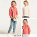 Juniors Assorted T-shirt with Long Sleeves and Turtle Neck - Set of 2-T Shirts-thumbnail-0