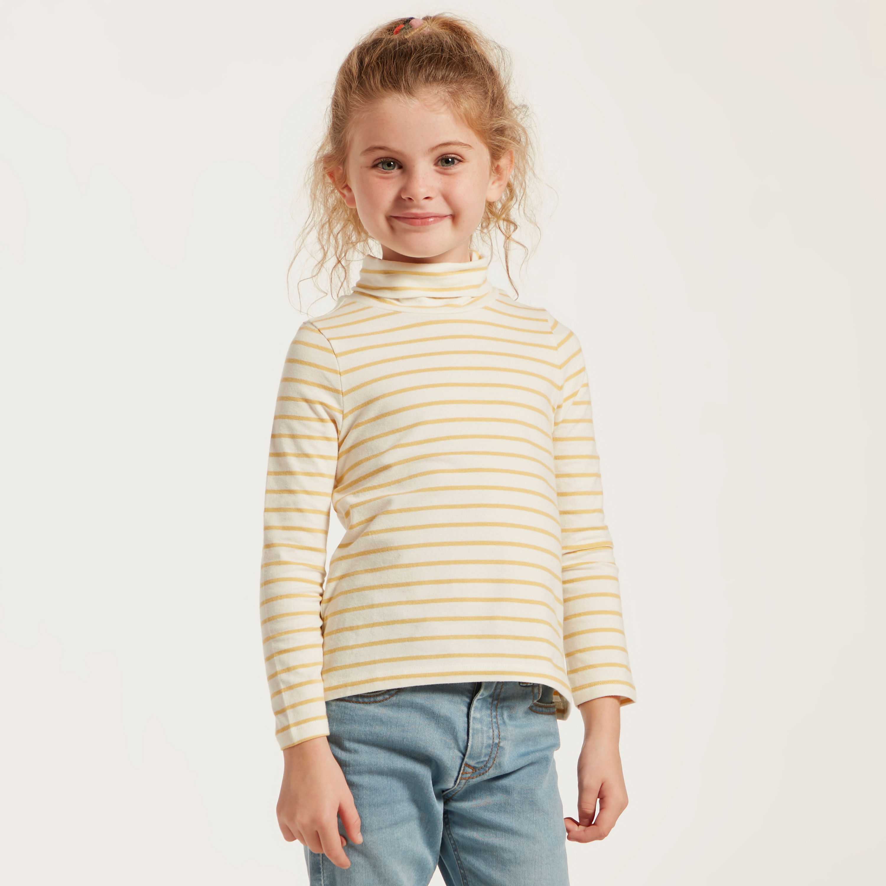 Juniors Assorted T-shirt with Turtle Neck and Long Sleeves - Set of 2-girls-clothing-multipacks-image-2