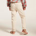 Juniors Solid Jeggings with Elasticated Waistband and Pockets-Jeans and Jeggings-thumbnail-3