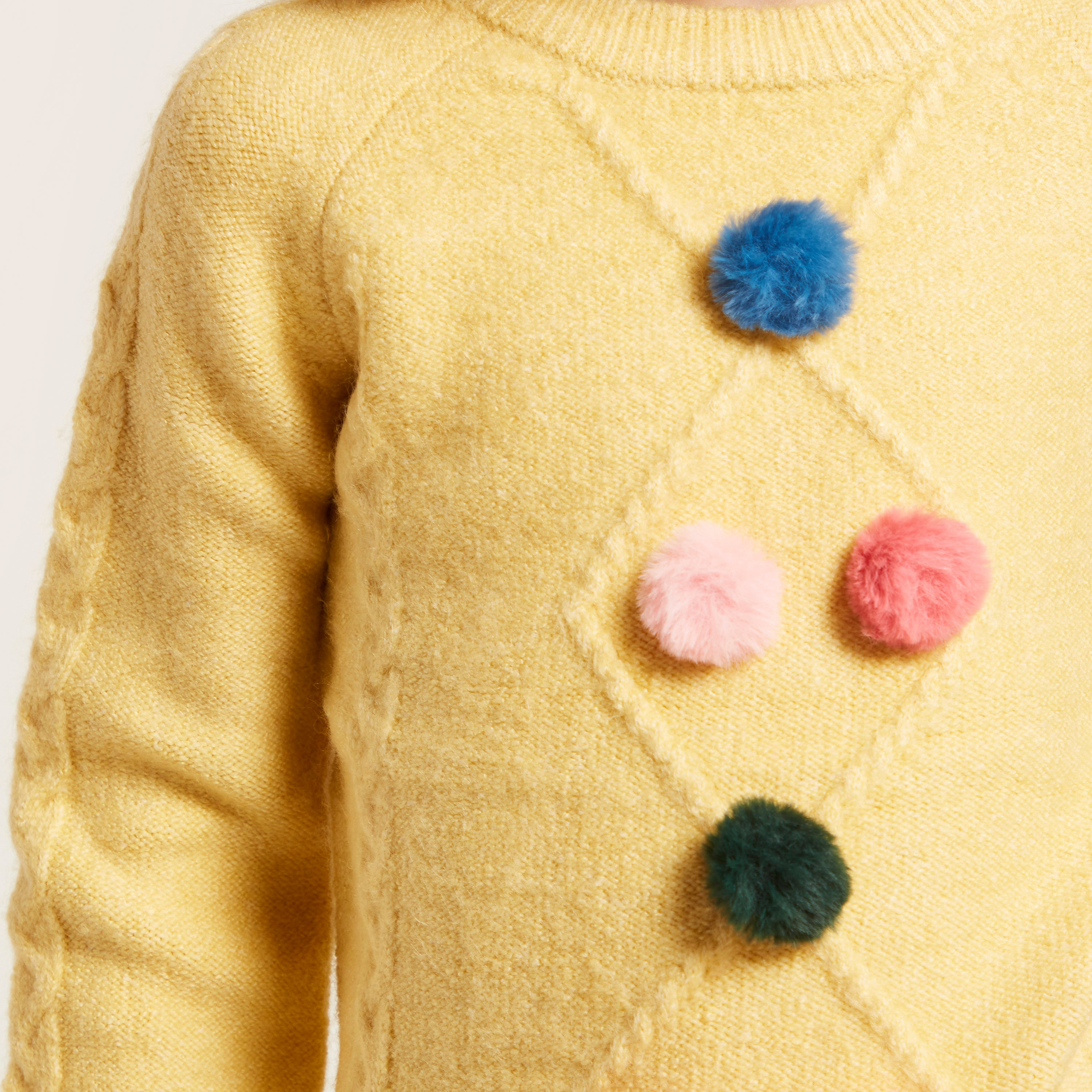 Juniors Textured Pullover with Long Sleeves-baby-girls-clothing-jumpersandcardigans-image-3