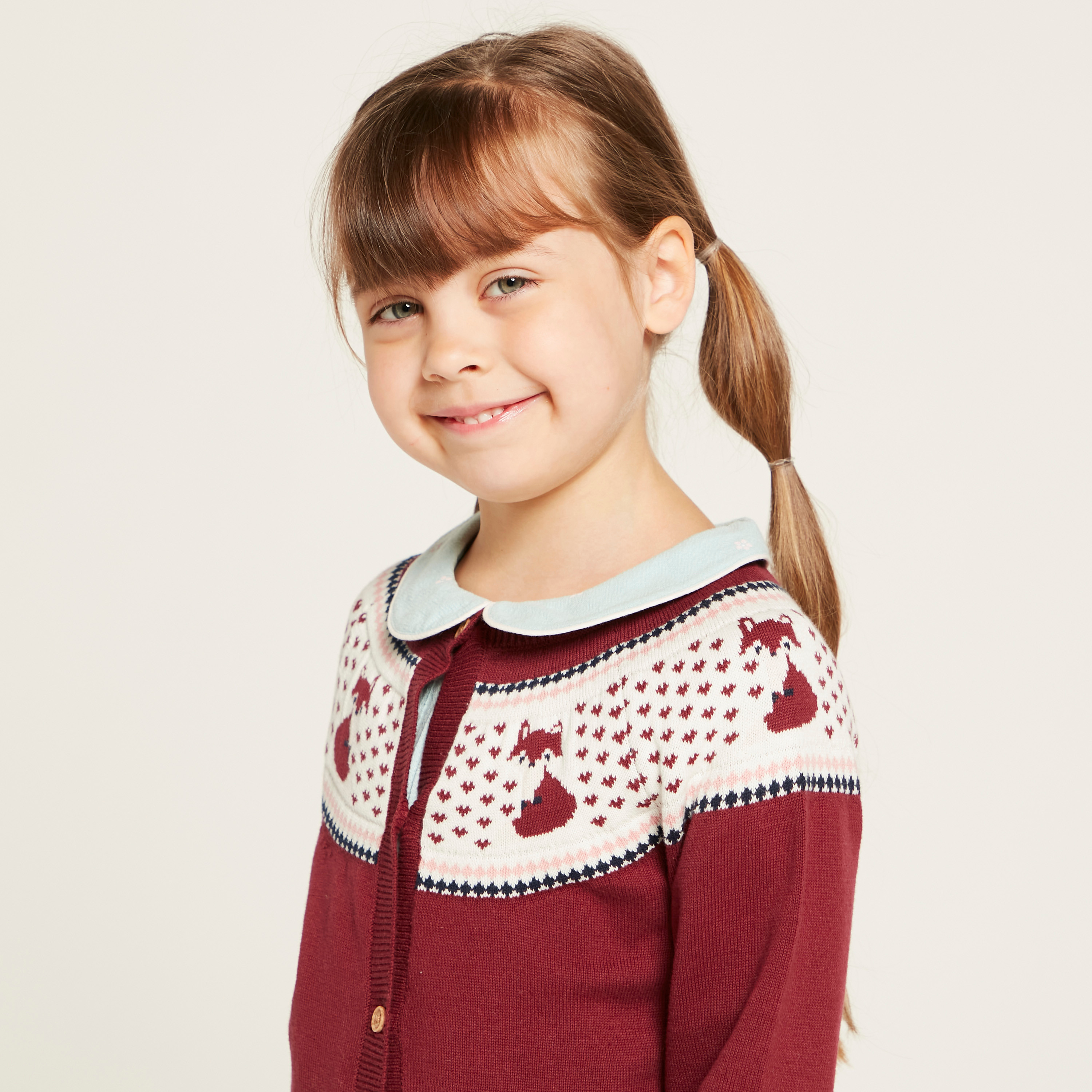 Juniors Textured Cardigan with Long Sleeves-baby-girls-clothing-jumpersandcardigans-image-3