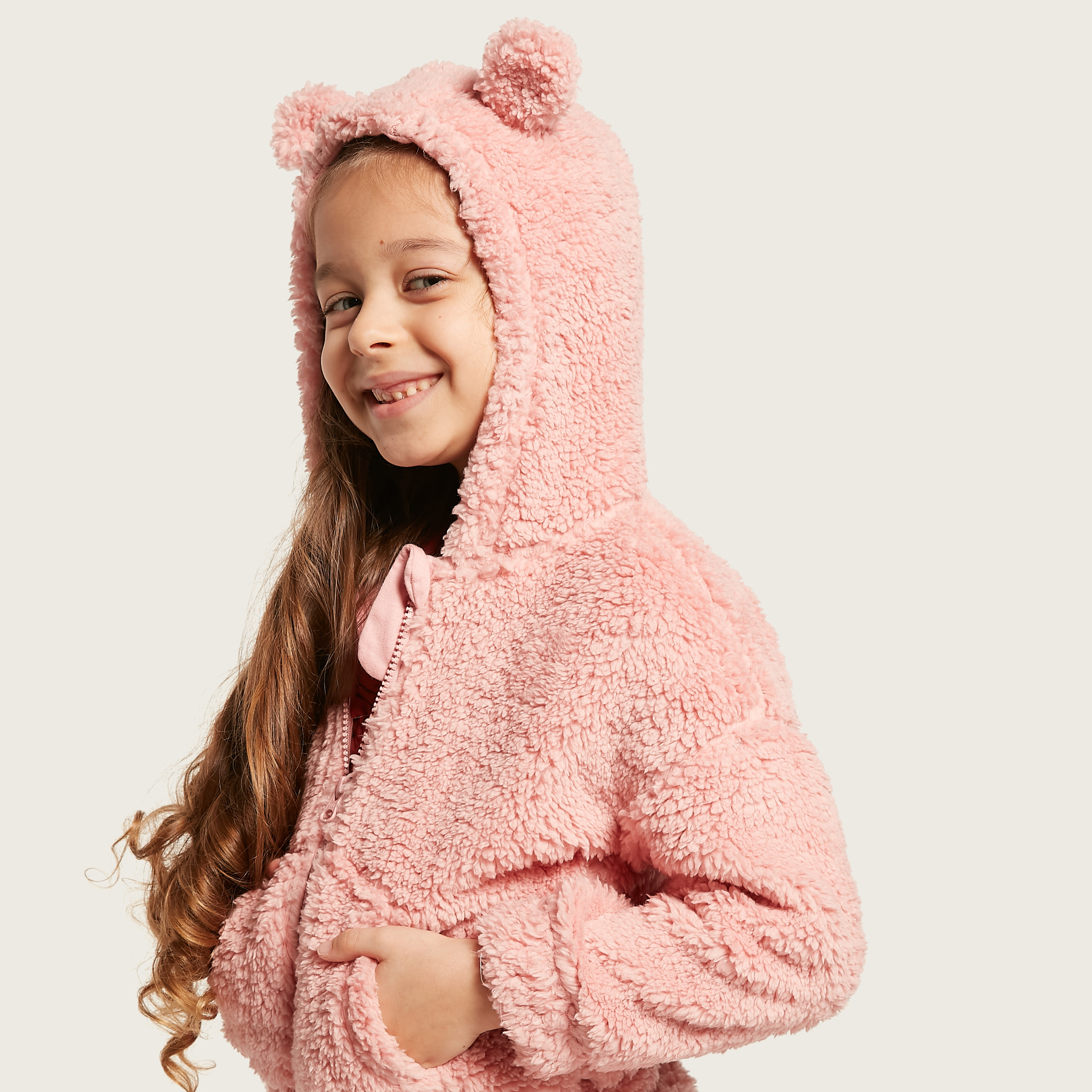 Juniors Textured Hooded Sweatshirt and Jog Pants Set-baby-girls-clothing-setsandcoords-image-4