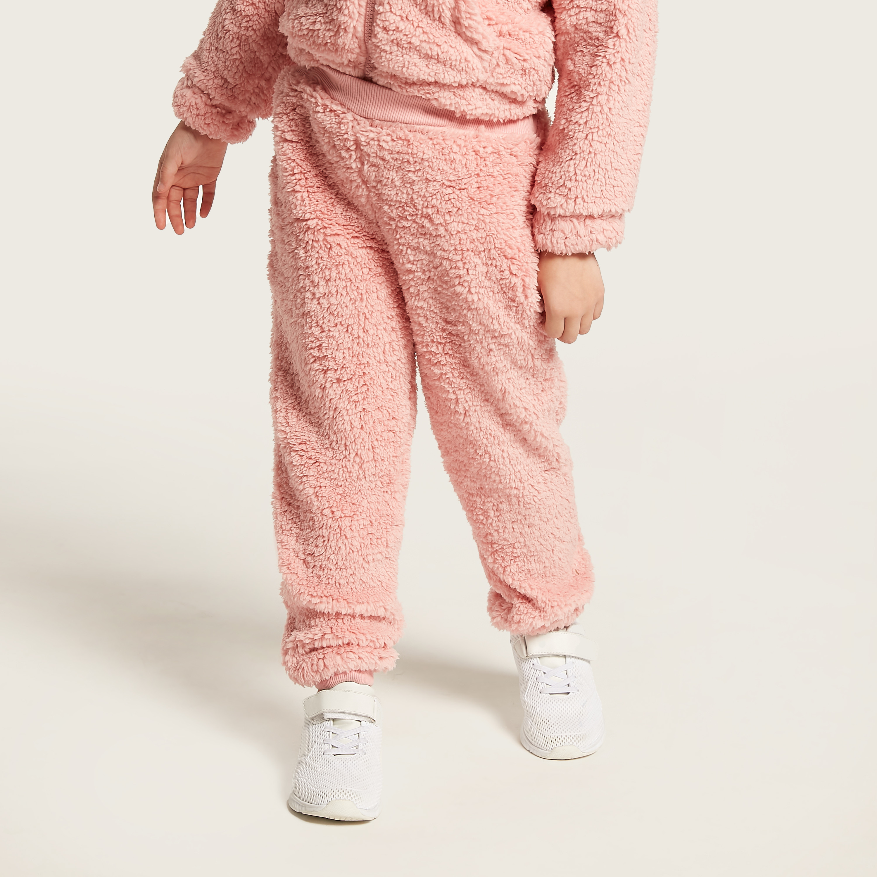 Juniors Textured Hooded Sweatshirt and Jog Pants Set-baby-girls-clothing-setsandcoords-image-5