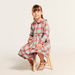 Checked Dress with Long Sleeves and Zip Closure-Dresses-thumbnailMobile-0