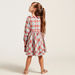 Checked Dress with Long Sleeves and Zip Closure-Dresses-thumbnailMobile-3