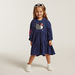Sanrio Hello Kitty Embellished Knit Dress with Long Sleeves and Hood-Dresses%2C Gowns and Frocks-thumbnail-0