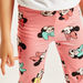 Disney Minnie Mouse Print Leggings with Elasticised Waistband-Leggings-thumbnail-2
