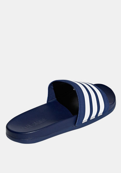 Adidas Men's Striped Slip-On Slides