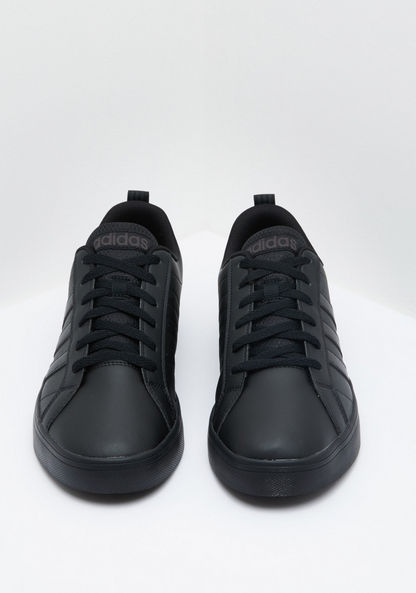 Adidas Textured Lace-Up Sneakers with Stripe Detail