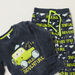 Juniors Graphic Print T-shirt and All-Over Printed Pyjamas Set-Pyjama Sets-thumbnail-3