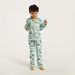 Juniors Printed Collared Shirt and Pyjama Set-Nightwear-thumbnail-1