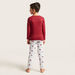 Juniors Graphic Print T-shirt and Jog Pants Set-Pyjama Sets-thumbnail-4