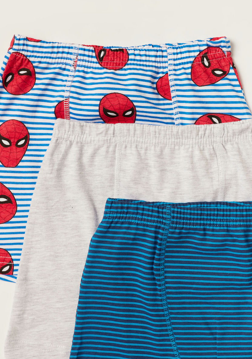 Buy Spider-Man Printed Boxers with Elasticised Waistband - Set of